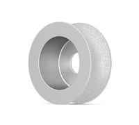 Bullnose Diamond Grinding Wheel Inner Diameter 20mm, Porcelain Bullnose Tool for Angle Grinders, Brazed Dry Wet Grinding Wheel for Stone,Marble,Granite,Concave Abrasive Wheel Disc(Height 2.5cm)