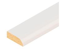 Bullnose Door Architrave White Primed Pine Mouldings Moulds (4, 210cm)