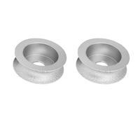 Bullnose Grinding Wheel, 73mmx20mmx20mm Brazed Diamond Concave Abrasive Wheel for Angle Grinder, Porcelain Bullnose Tool for Stone Ceramic Glass, 2PCS