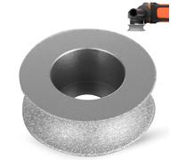 Bullnose Grinding Wheel, 73mmx25mmx20mm Concave Abrasive Wheel Porcelain Bullnose Tool Brazed Grinding Wheel for Stone Ceramic Polishing Projects