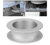 Bullnose Grinding Wheel, Porcelain Bullnose Tool Outer Diameter 7.5cm Hole Diameter 2cm Brazed Diamond Grinding Wheel Concave Abrasive Wheel For Stone Ceramic(20mm)