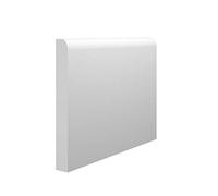 Bullnose MDF Skirting Board - 170mm x15mm x 4200mm, White Primed (Pack of 4)