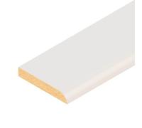 Bullnose Skirting Board White Primed Pine (2, 240cm)