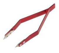 Bullongè Spring Bar Tweezers 7825-R with 1.4 mm Forks - Watchmaker's Tool for Removing and Attaching Metal Straps to Wristwatches - Spring Bar Tool