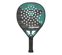 Bullpadel Hack 04 Hybrid 25 Stringed: No 370G Padel Racket Dark Green