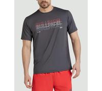 Bullpadel Marila short sleeve T-shirt asphalt grey - XL