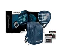 Bullpadel Padel Racket Pack Vertex 04 Comfort 2025 | Professional Padel Set | Diamond Shape Paddle Racket, Fibrix Face, MultiEva Core & Curvaktiv | Includes Vertex Backpack, Overgrips & Protectors