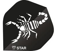 BULL'S 5-Star Flights Standard A-Shape - Scorpion Black