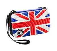Bull's 66389 Orbis XL Dart Case Union Jack Dart Case Red White Blue