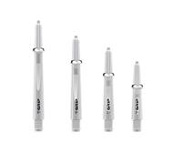 Bull's B-Grip-2 CL Sh. i/m Clear Dart Shaft, White, Medium