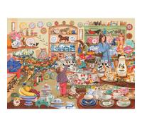 Bulls In A China Shop, 1000 Piece Jigsaw Puzzle The House Of Puzzles Multi One Size