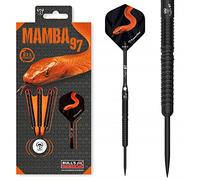 Bull's Mamba 97 M6 Steel Dart, Titanium Coated Barrel Made of 97% Tungsten