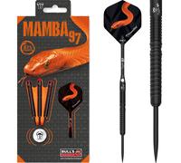 Bull's Mamba 97 Tungsten Darts Set 21g 23g 25g grams M6 Black Titanium