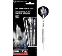 Bull's Meteor Mt11 Steel Dart 27g Silver/White