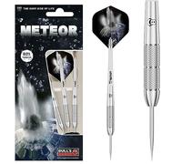 Bulls Meteor steel dart made from 80% tungsten. Dart set consisting of 3 darts developed with over 10 variants, different milled barrel variants allow individually pronounced grip level.