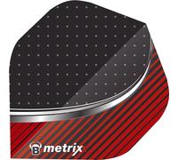 Bull's Metrixx Flights A-Standard, Black/Red