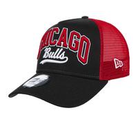 Bulls Script Trucker Cap by New Era