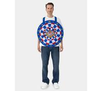 Blues Group Officially Licensed Bullseye Dartboard Tabard - Fun Novelty Fancy Dress with 3 Velcro Balls - One Size Fits Most Adults - Classic 80s TV Show Costume