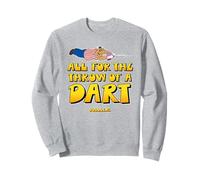 Bullseye All For The Throw Of A Dart Father's Day Sweatshirt