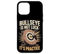 Bullseye Is Not Luck Its Practice Knife Throwing Case for iPhone 12 mini