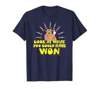 Bullseye Look at What You Could Have Won T-Shirt, Men, Navy Blue, Large
