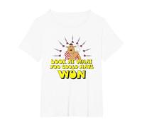 Bullseye Look at What You Could Have Won T-Shirt, Women's Plus, White, 1X