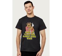 Bullseye Men's Bully Look At What You Could Have Won Retro Darts T-Shirt in Black | Size: 2XL Bullseye Black 2XL