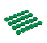 Bullseye Office 24 Pack Green Round Refrigerator Magnets - Minimalist Office & Home Decorative Magnets