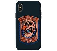 Bullseye Skull Funny Target Dartboard Arrow Dart Darts Case for iPhone X/XS
