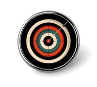 Bullseye Target Bulls Eye Round Pins Enamel Button Badge Brooch Custom Lapel Pins for Clothing Decoration