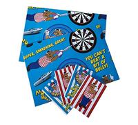 Bullseye TV Dart Show Bully Official Wrapping Paper Pack 70x50cm