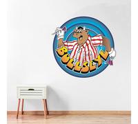 Bullseye Wall Sticker - Bullseye Logo Decal Wall Art (90cm Width x 85cm Height)