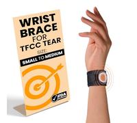 Bullseye Wrist Band (S/M) - TFCC Wrist Brace, Support for Ulnar Sided Wrist Pain, Triangular Fibrocartilage Complex Injuries/Tear, DRUJ Instability - Free Shipping - Fits Wrist Circ. 5.5" - 7"