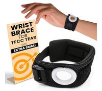 BULLSEYE Wrist Band with Silicone Ring for Pinky and Ulnar Sided Wrist Pain, and DRUJ Instability - Repetitive Use Injury & Stabilizer for TFCC Tear Recovery - Size XS