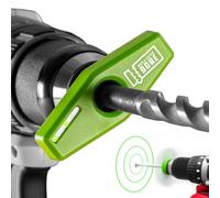 BullseyeBore Core CG1-101 - High Visibility Green Laser Magnetic Drill Guide for Visual Alignment of Work Surface, Compatible with 2 to 8 Inch Drill Bits, Less Than 1mW Class