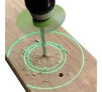 BullseyeBore Core CG1-101 High Visibility Green Laser Magnetic Drill Guide for Visual Work Surface Alignment, Compatible with 2" to 8" Drill Bits, Under 1mW Class