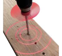 BullseyeBore Core CR1-101 Drill Guide for Straight Holes - Magnetic Drill Attachment with Efficient Red Laser for Visual Worksurface Alignment - Compatible with Common & Specialty Bits from 2" to 8"