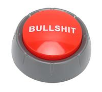 Bullshit Button, Nonsense Button Press Type Pet Training Buzzer, Mischief Gifts BS Button, Desktop Sound Toy for Friends, Family, Office, Party