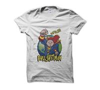 Bullshitman Dont Talk Shit Bullshit Man T-shirt (WHITE, L)