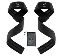 Bullstep® - Weight Lifting Straps | Gym Wrist Straps Weightlifting | Gym Grips Support | Wrist Wraps Hand Straps for Weights Powerlifting, Deadlift, Bodybuilding