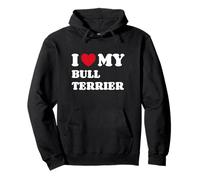 Bullterrier Bull Terriers Bullterrier I Love My Bull Terrier Pullover Hoodie
