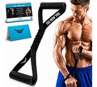 Bullworker ISO BOW Pro Pair Isometric Exercise Equipment & Workout Straps - Self Resistance Stretching Strap With Handles, Portable Workout Equipment for Yoga - Strength Training Equipment Home Gym