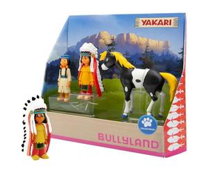 Bully Country 43309 - Yakari Figurine in Gift Box Set, 3 Pieces