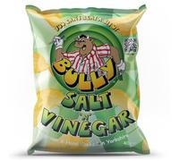 Bully Crisps Salt 'N' Vinegar Flavour - Full Case 24x40g - Grown & Hand Cooked in Yorkshire