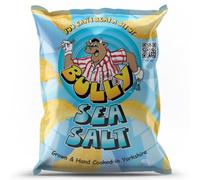 Bully Crisps Sea Salt Flavour - Full Case 24x40g - Grown & Hand Cooked in Yorkshire