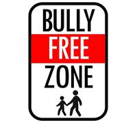 Bully Free Zone Sign Safe Space School Sign Tin Sign Metal Sign Plaque Poster 8X12 Inches