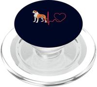 Bully Kutta Dog Heartbeat EKG Funny for Dog Lovers Owners PopSockets PopGrip for MagSafe