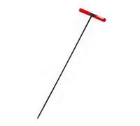 Bully Tools Steel Soil Probe with T-Style Handle | Heavy Duty Ground Probe Rod for Garden Soil Testing | Ideal for Gardening Tools and Greenhouse Accessories, 0.5" Steel Diameter, 100% Made in USA