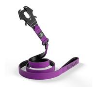 BullyBillows Anti-Tangle Swivel Combat Dog Lead | Padded Handle For Easier Walks | Anti Tangle & Pressure Tested Dog Lead | Suitable For All Dog Breeds - Purple