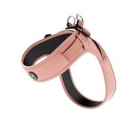 BullyBillows Boomerang Harness | Non-Restrictive Lightweight Dog Harness | Simple To Take Slip On & Off | Premium Quality Dog Harness With Hook and Loop Strap | Pink XXSmall